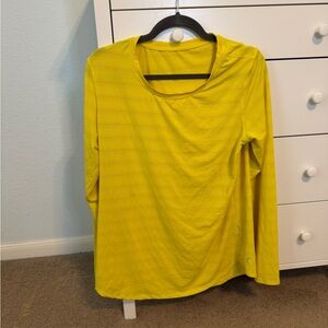 Zyia Yellow Long Sleeve Women's Top